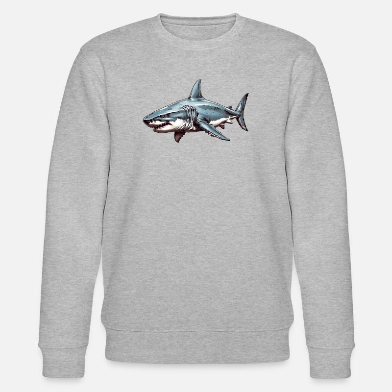 Marée de requin - Sweat bio CHANGER Stanley/Stella Unisexe - gris chiné