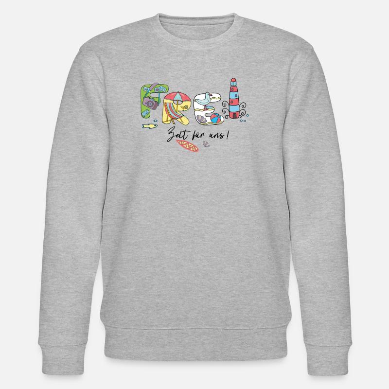 Vacances de loisirs - Sweat bio CHANGER Stanley/Stella Unisexe - gris chiné