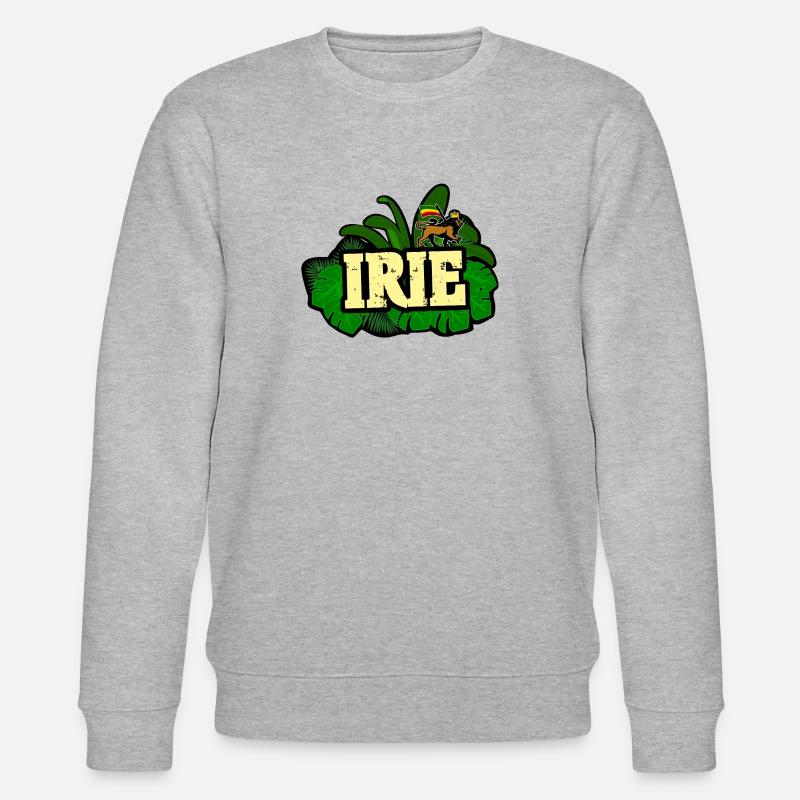 Reggae Irie - Stanley/Stella Unisex Bio-Sweatshirt CHANGER  - Grau meliert