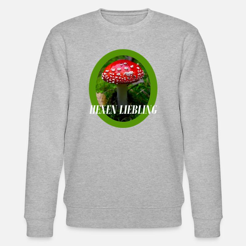 Conception du champignon - Sweat bio CHANGER Stanley/Stella Unisexe - gris chiné