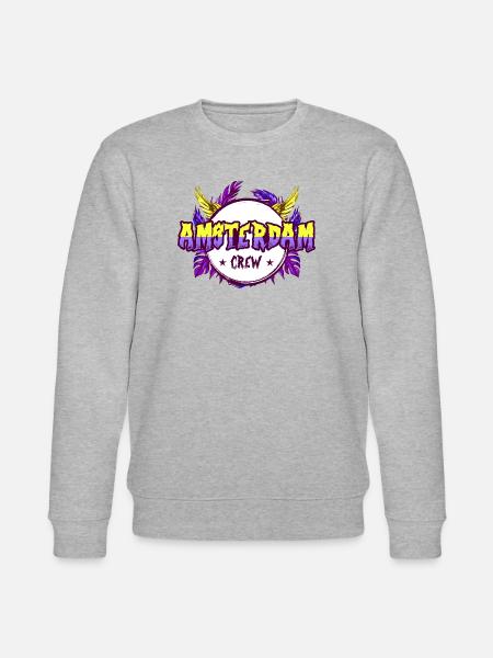 Amsterdam Crew Bunt - Stanley/Stella Unisex Bio-Sweatshirt CHANGER - Grau meliert