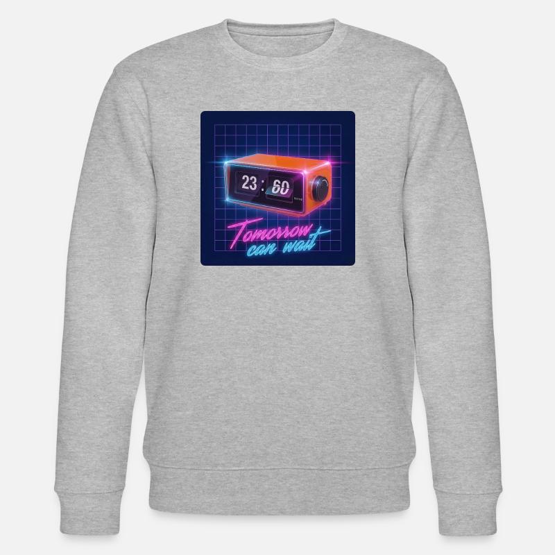 Tomorrow Can Wait - Stanley/Stella Unisex Bio-Sweatshirt CHANGER  - Grau meliert