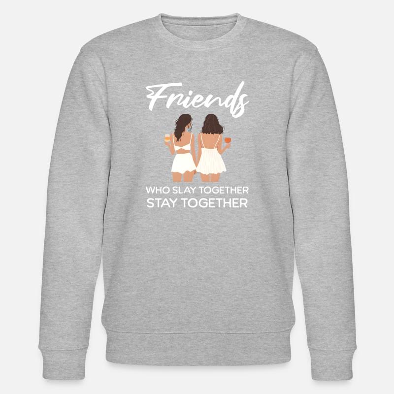 Amis qui tuent ensemble - Sweat bio CHANGER Stanley/Stella Unisexe - gris chiné