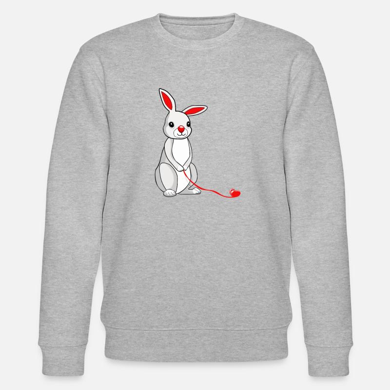 Rabbit - Stanley/Stella Unisex Bio-Sweatshirt CHANGER - Grau meliert