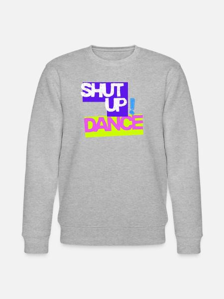 Halt den Mund, tanz - Stanley/Stella Unisex Bio-Sweatshirt CHANGER - Grau meliert