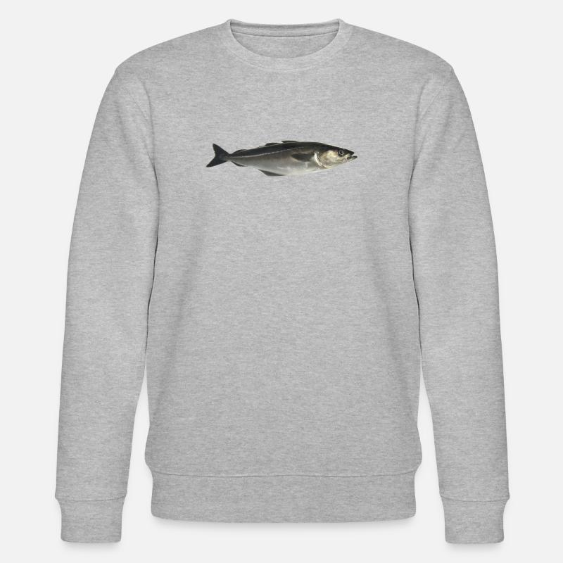 Fisch Pollack - Stanley/Stella Unisex Bio-Sweatshirt CHANGER  - Grau meliert