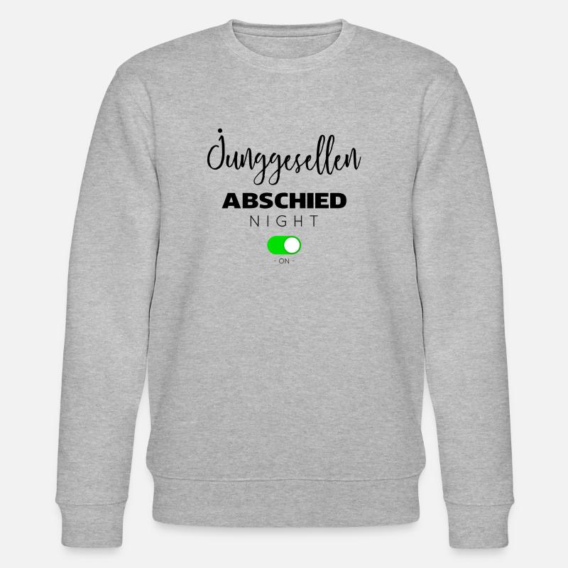 Junggesellen abschied - Stanley/Stella Unisex Bio-Sweatshirt CHANGER  - Grau meliert