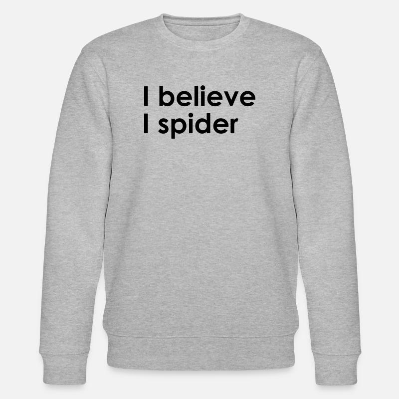 I think I'm crazy - Stanley/Stella CHANGER Unisex Organic Sweatshirt - heather grey