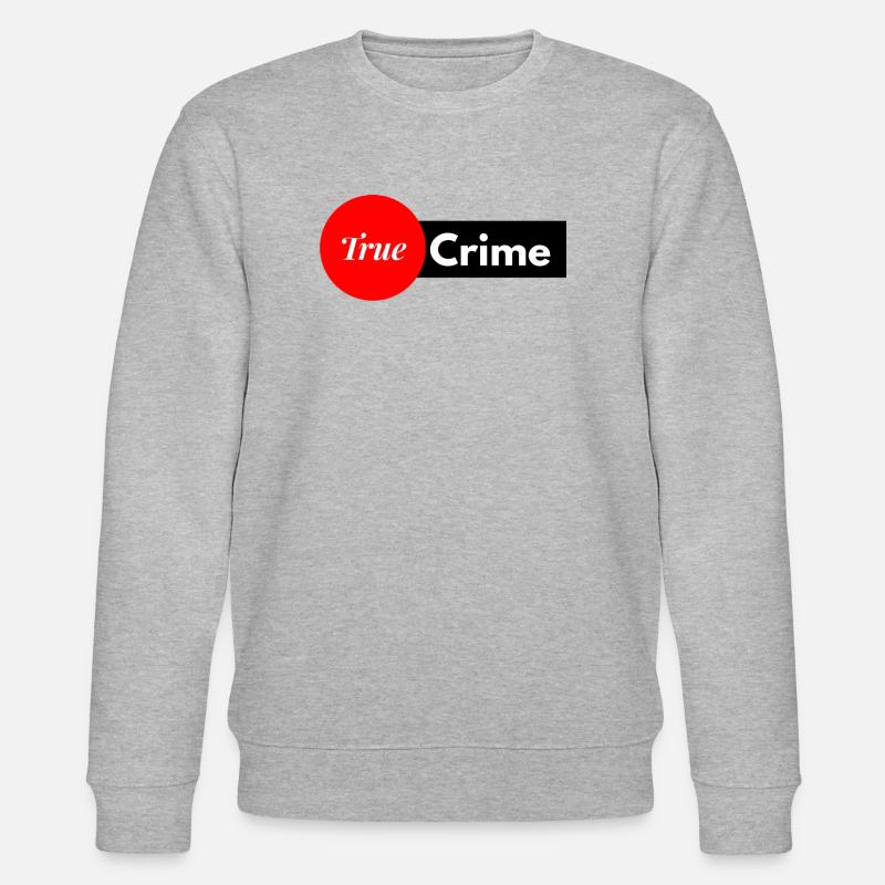 True Crime Wahre Verbrechen Adrian Langenscheid - Stanley/Stella Unisex Bio-Sweatshirt CHANGER  - Grau meliert