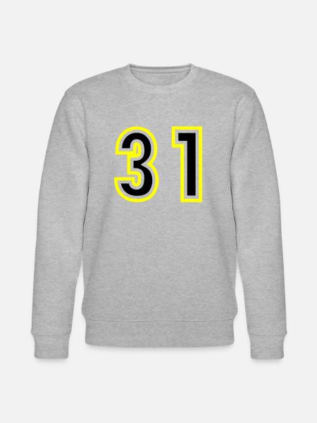 31 Number College - Stanley/Stella CHANGER Unisex Organic Sweatshirt - heather grey