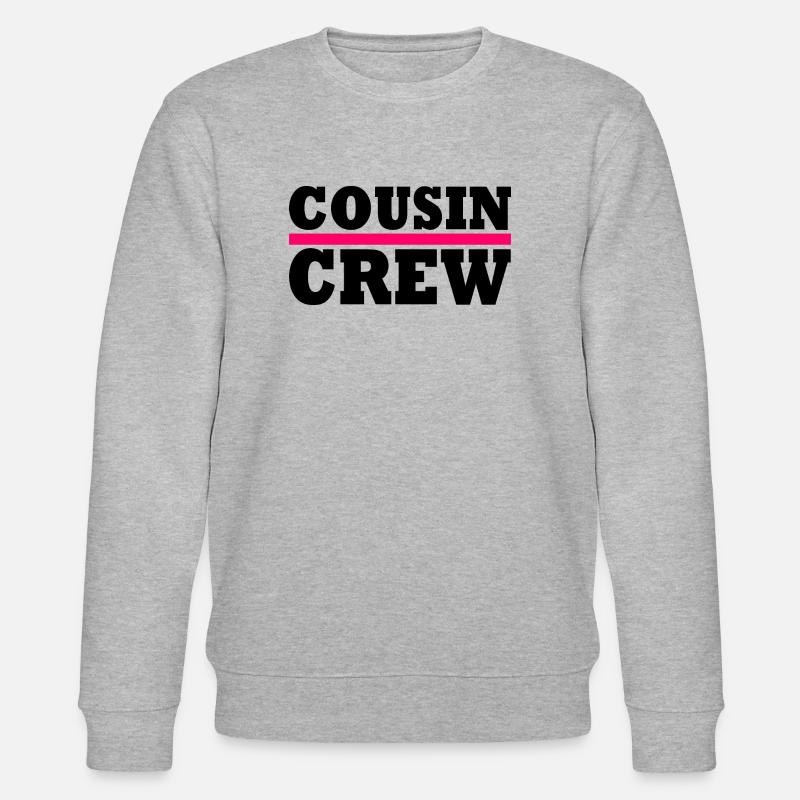 Cousin crew - Stanley/Stella Unisex Bio-Sweatshirt CHANGER  - Grau meliert