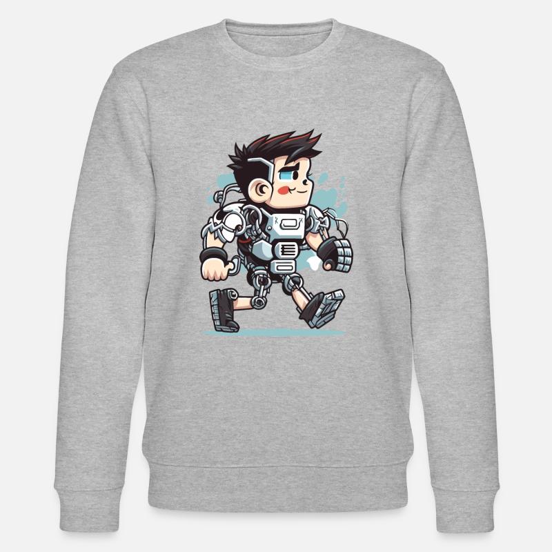 Exosquelette - Sweat bio CHANGER Stanley/Stella Unisexe - gris chiné