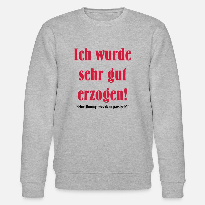 erzogen - Stanley/Stella Unisex Bio-Sweatshirt CHANGER  - Grau meliert