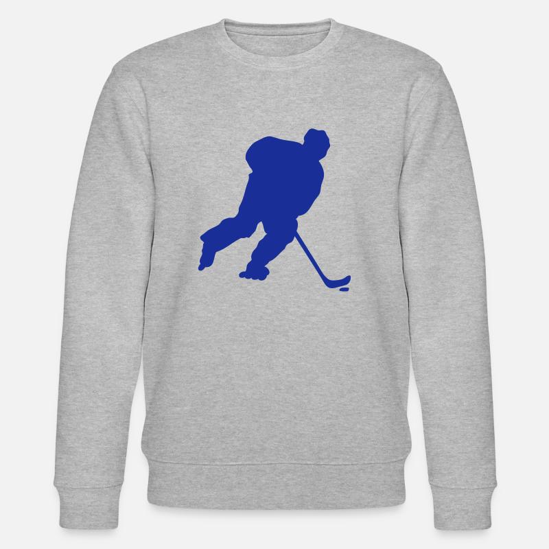 Inline inline eishockey figur roller - Stanley/Stella Unisex Bio-Sweatshirt CHANGER  - Grau meliert