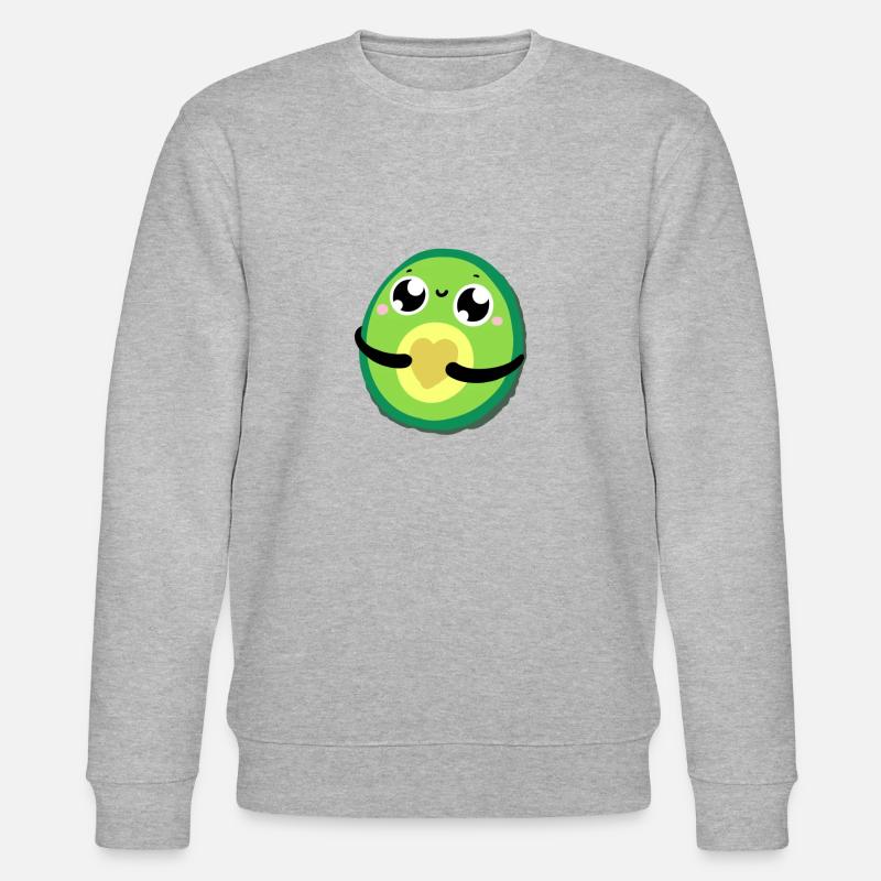 Cuqui Avocado - Stanley/Stella Unisex Bio-Sweatshirt CHANGER  - Grau meliert