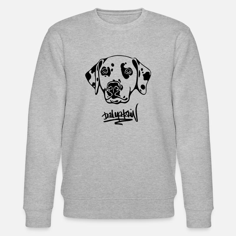 Dalmatiner - Stanley/Stella Unisex Bio-Sweatshirt CHANGER  - Grau meliert