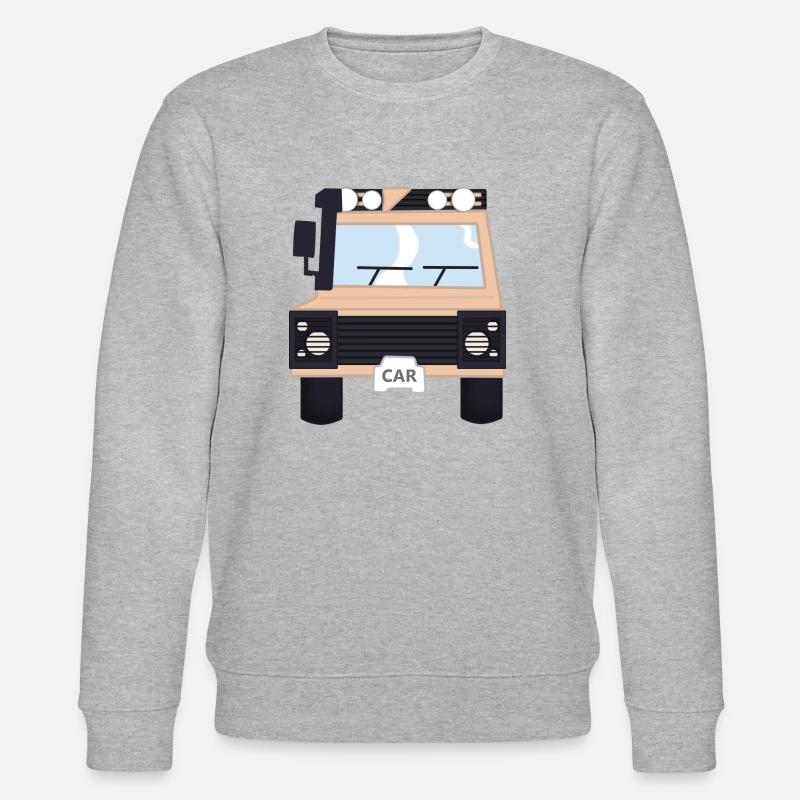4x4 Buschauto - Stanley/Stella Unisex Bio-Sweatshirt CHANGER  - Grau meliert