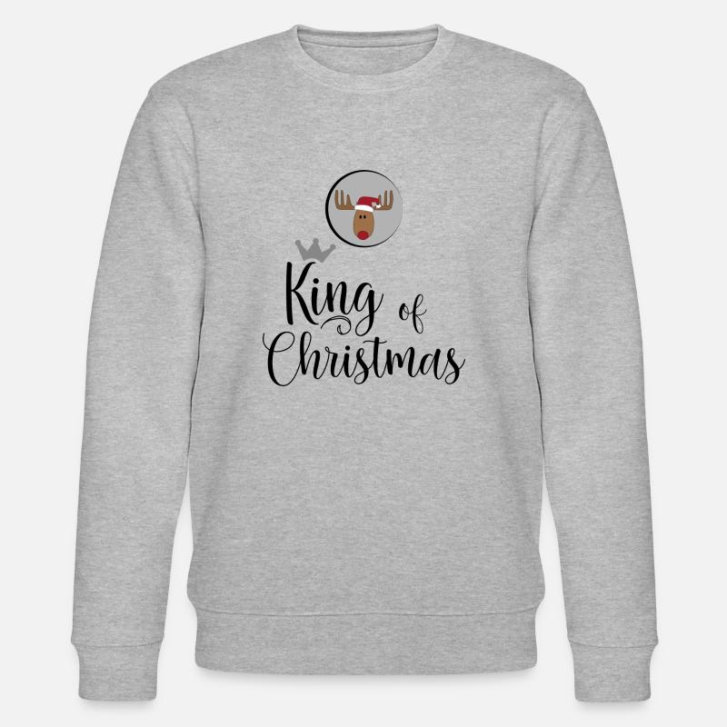 Roi de Noël - Sweat bio CHANGER Stanley/Stella Unisexe - gris chiné