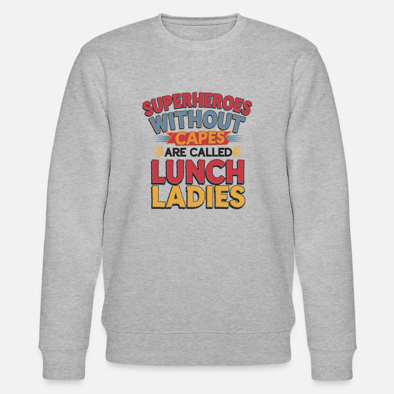 Superheldinnen der Kantine - Stanley/Stella Unisex Bio-Sweatshirt CHANGER  - Grau meliert