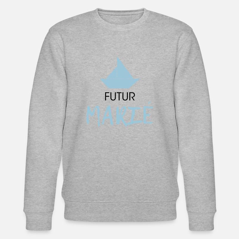 futur marié - Sweat bio CHANGER Stanley/Stella Unisexe - gris chiné