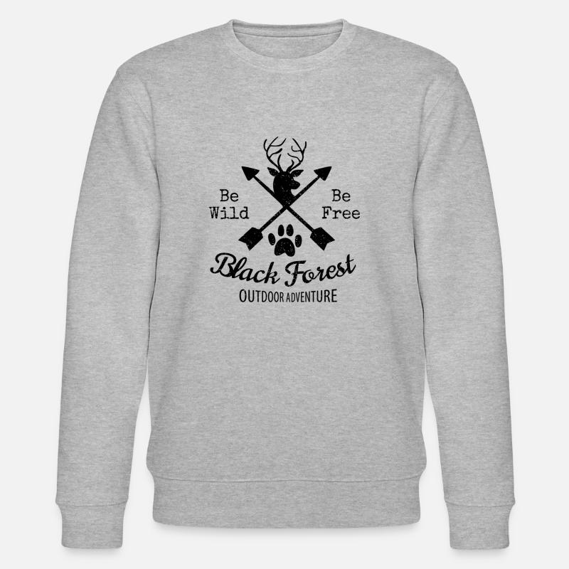 Black Forest - Stanley/Stella Unisex Bio-Sweatshirt CHANGER  - Grau meliert