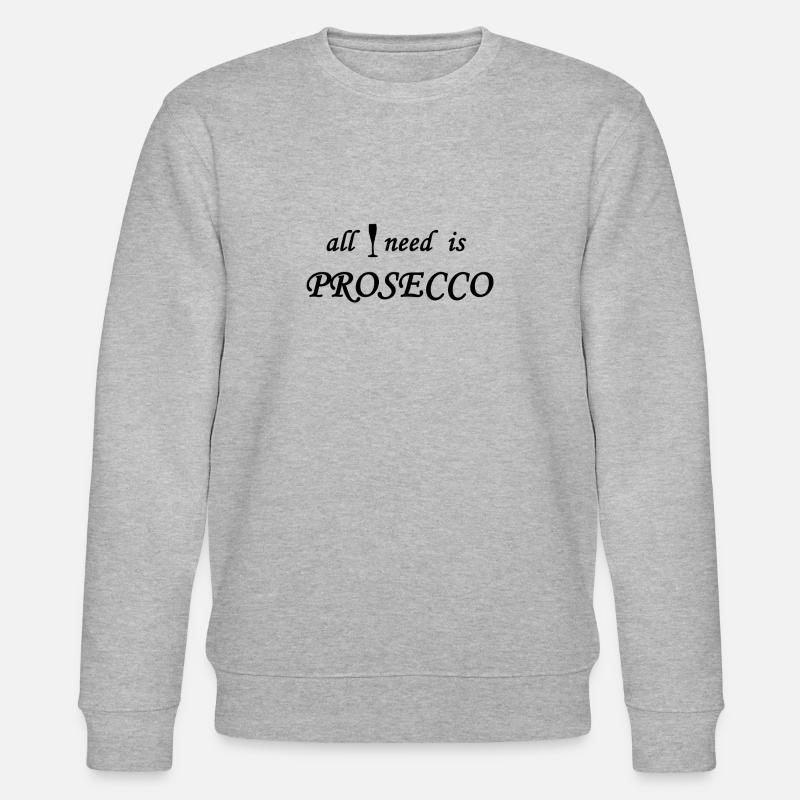 Prosecco - Stanley/Stella Unisex Bio-Sweatshirt CHANGER  - Grau meliert