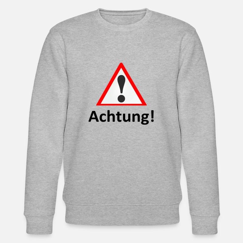 Attention! Attention! Attention! - Sweat bio CHANGER Stanley/Stella Unisexe - gris chiné