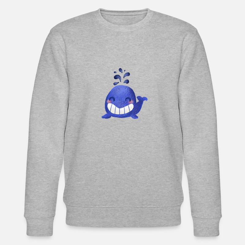 WÄLCHEN - Stanley/Stella Unisex Bio-Sweatshirt CHANGER  - Grau meliert