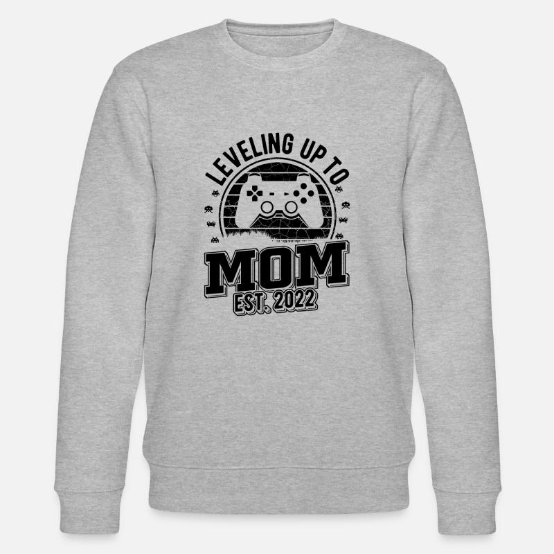 Ascend to Mom Est. 2022 - Sweat bio CHANGER Stanley/Stella Unisexe - gris chiné