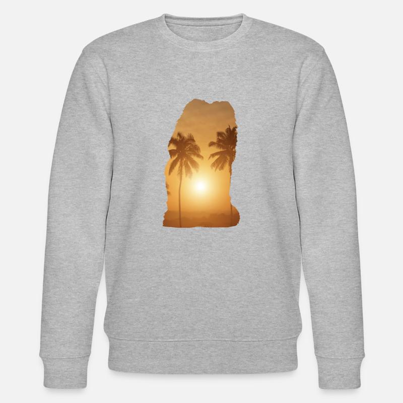 Sommerstrand - Chow Chow - Stanley/Stella Unisex Bio-Sweatshirt CHANGER  - Grau meliert