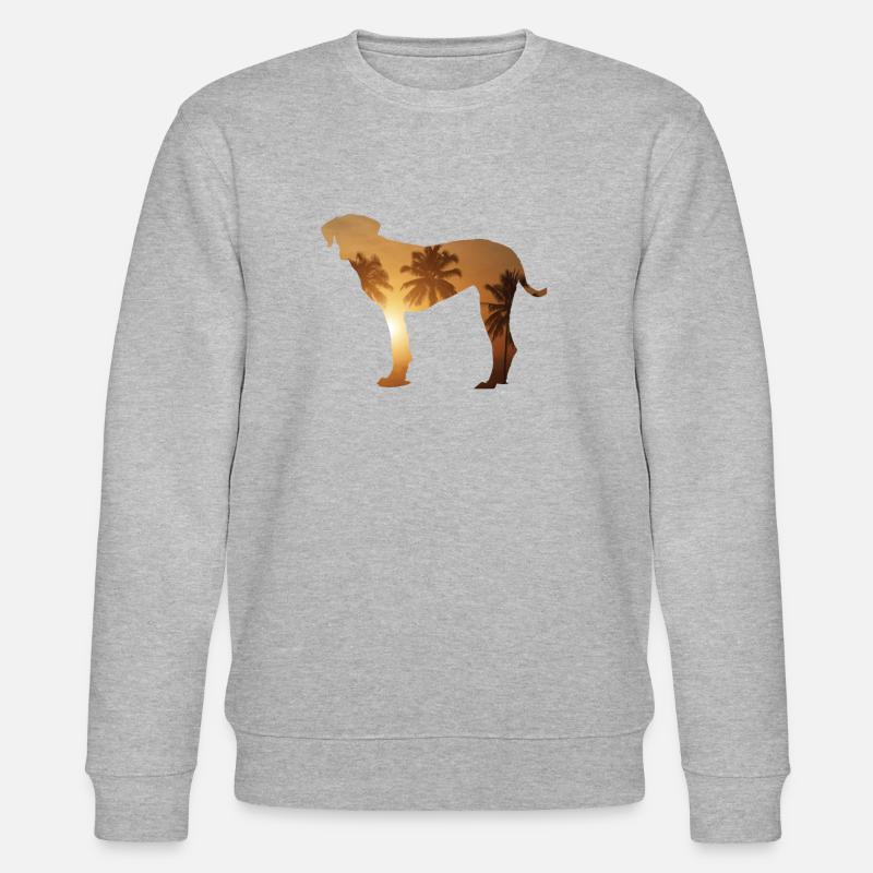 Sommerstrand - Dalmatiner - Stanley/Stella Unisex Bio-Sweatshirt CHANGER  - Grau meliert