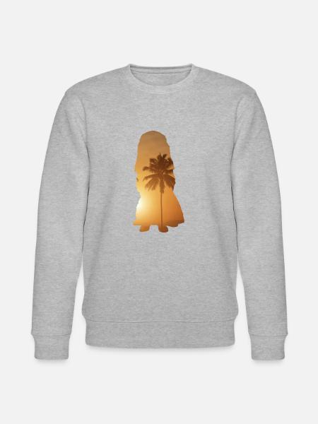 Sommerstrand - Tolle Pyrenäen - Stanley/Stella Unisex Bio-Sweatshirt CHANGER - Grau meliert