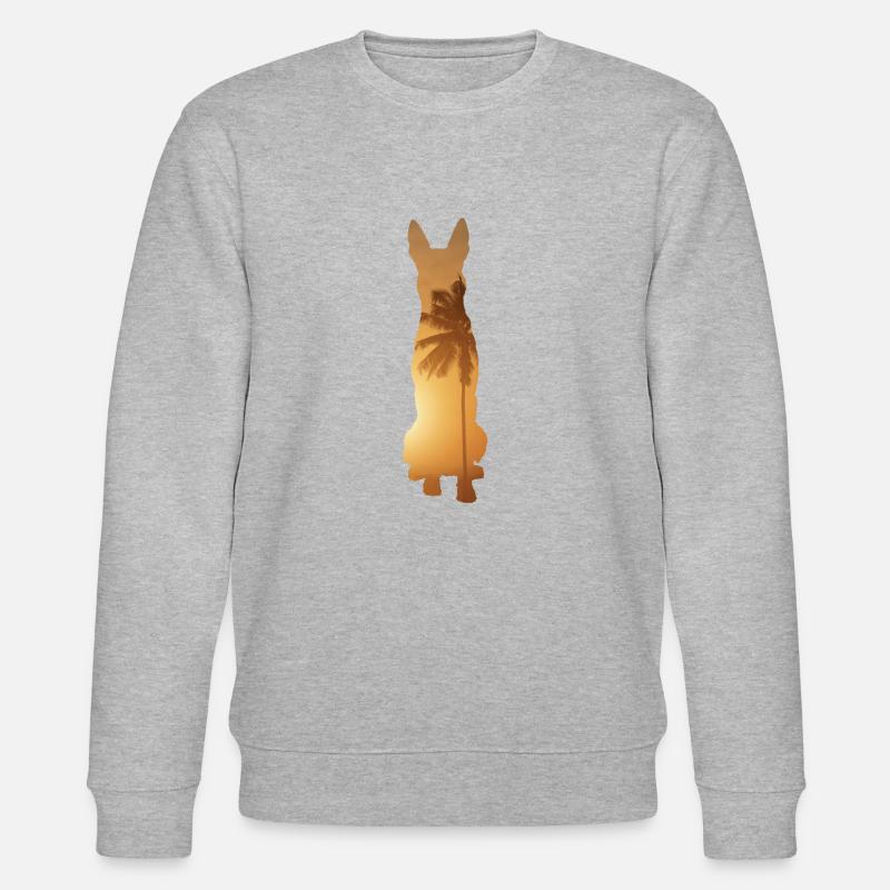 Sommerstrand - Malinois - Stanley/Stella Unisex Bio-Sweatshirt CHANGER  - Grau meliert