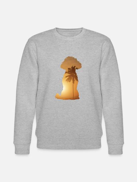 Sommerstrand - Pudel - Stanley/Stella Unisex Bio-Sweatshirt CHANGER - Grau meliert