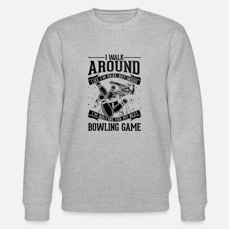 Je vais bien - bowling - Sweat bio CHANGER Stanley/Stella Unisexe - gris chiné
