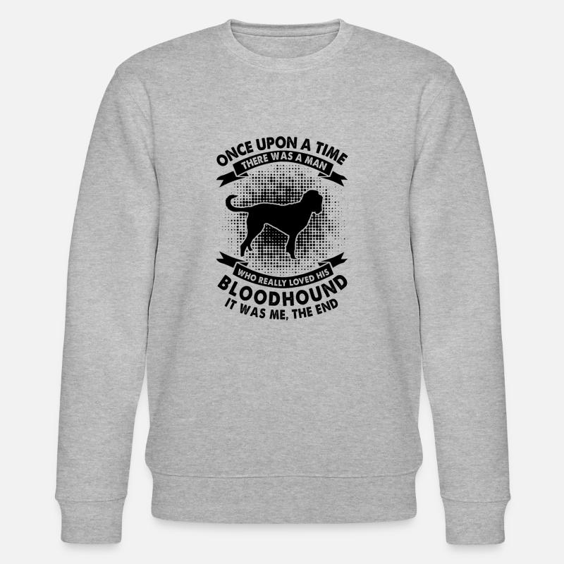 Einmal - Bluthund - Stanley/Stella Unisex Bio-Sweatshirt CHANGER  - Grau meliert