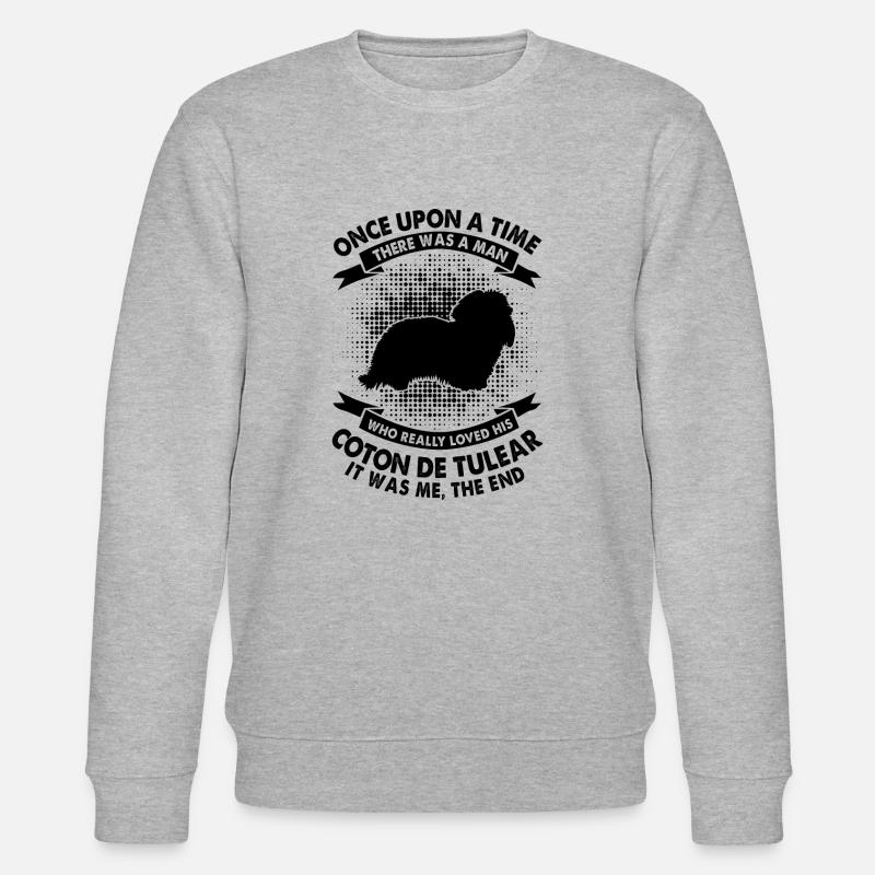 Une fois - Coton De Tuléar - Sweat bio CHANGER Stanley/Stella Unisexe - gris chiné