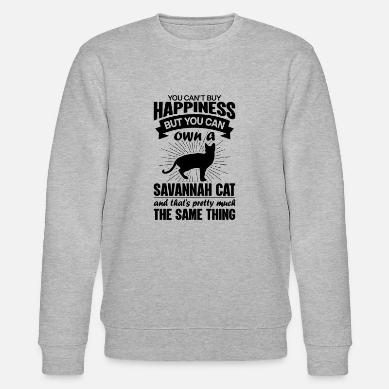 Peut acheter un chat Savannah - Sweat bio CHANGER Stanley/Stella Unisexe - gris chiné