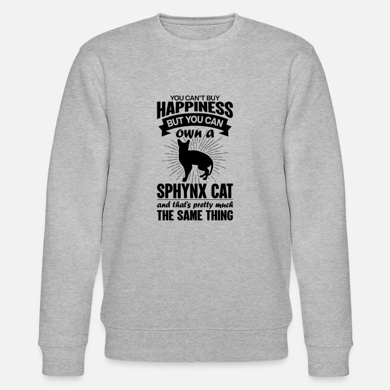 Peut acheter un chat Sphynx - Sweat bio CHANGER Stanley/Stella Unisexe - gris chiné