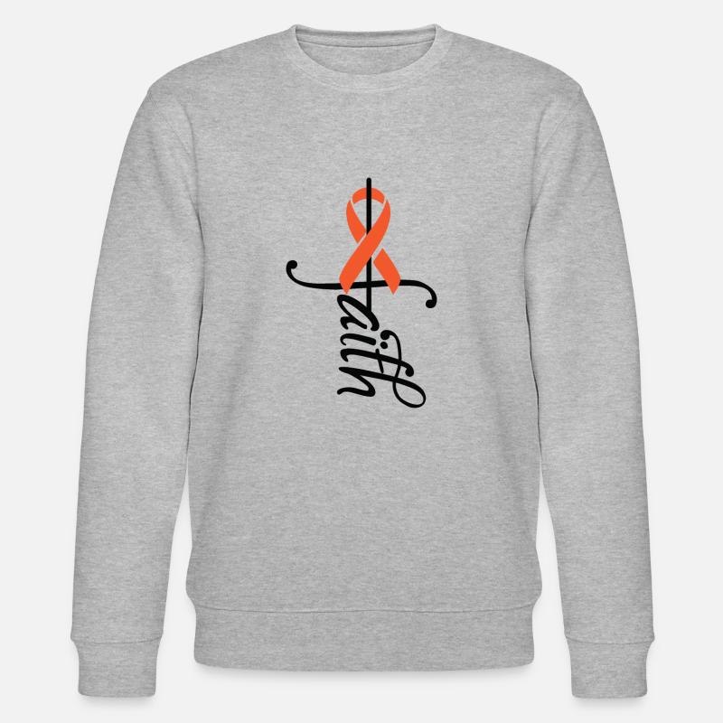 Ruban sensibilisation à la MPOC - Sweat bio CHANGER Stanley/Stella Unisexe - gris chiné