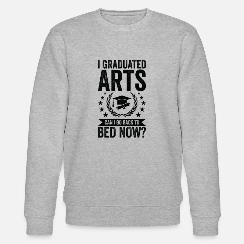 Ich Habe Kunst Studiert - Stanley/Stella Unisex Bio-Sweatshirt CHANGER  - Grau meliert