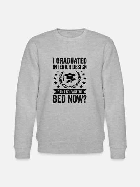 I studied interior design - Stanley/Stella CHANGER Unisex Organic Sweatshirt - heather grey