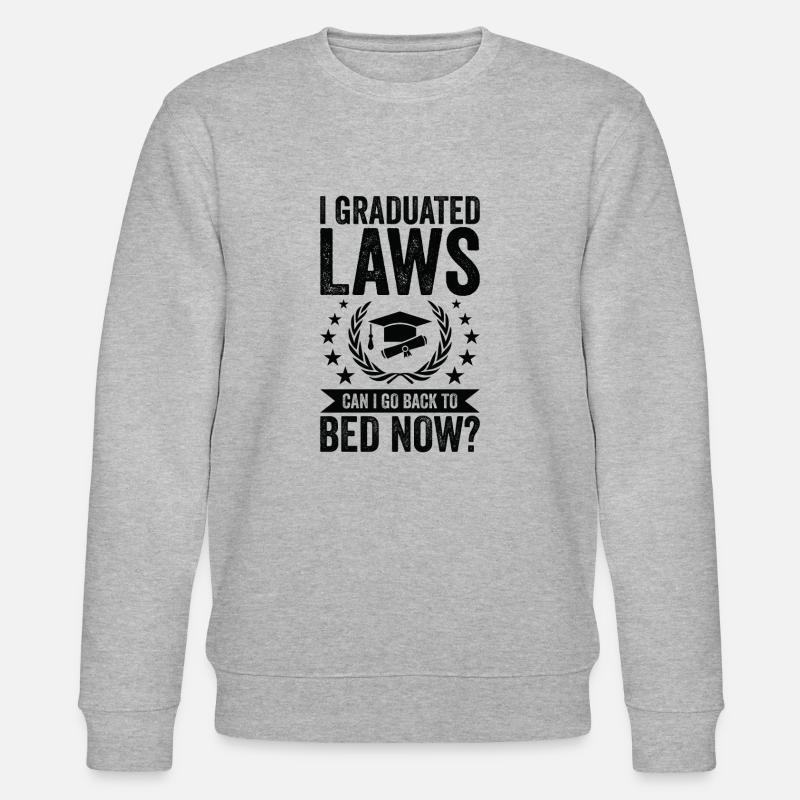Ich Habe Jura Studiert - Stanley/Stella Unisex Bio-Sweatshirt CHANGER - Grau meliert