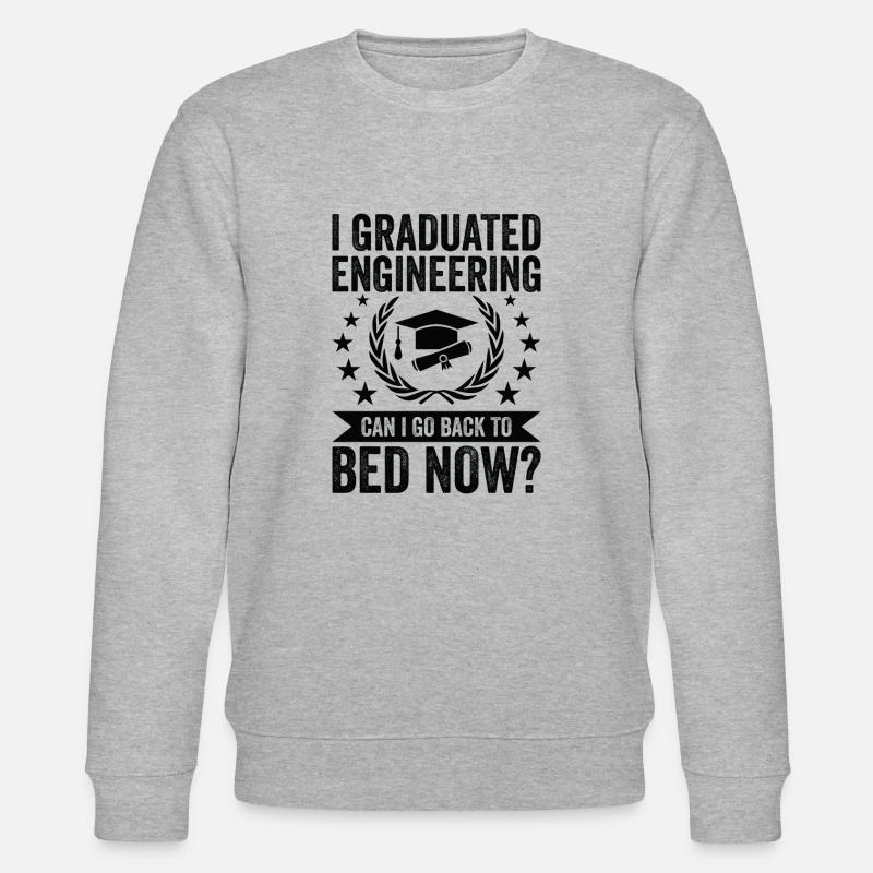 I have completed engineering - Stanley/Stella CHANGER Unisex Organic Sweatshirt - heather grey
