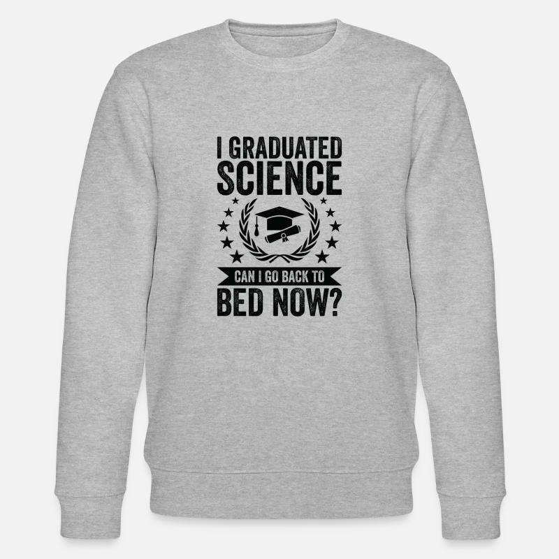 I've completed science - Stanley/Stella CHANGER Unisex Organic Sweatshirt - heather grey