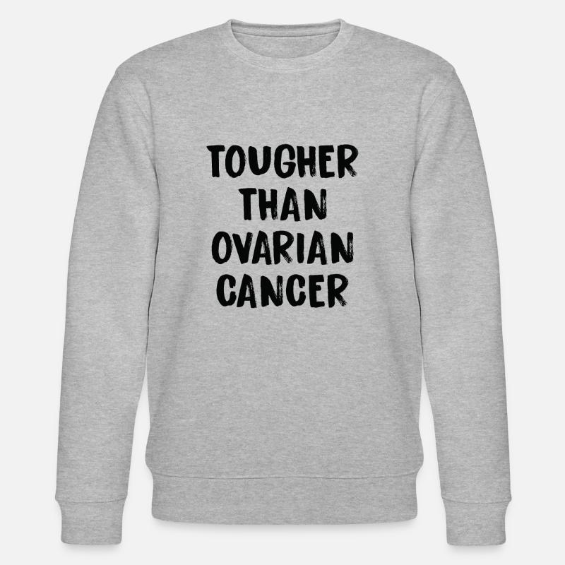 Härter Als Eierstockkrebs - Stanley/Stella Unisex Bio-Sweatshirt CHANGER  - Grau meliert