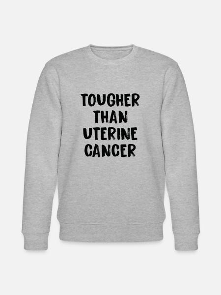 Härter Als Gebärmutterkrebs - Stanley/Stella Unisex Bio-Sweatshirt CHANGER  - Grau meliert