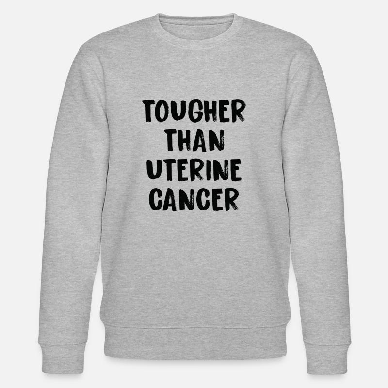 Härter Als Gebärmutterkrebs - Stanley/Stella Unisex Bio-Sweatshirt CHANGER  - Grau meliert