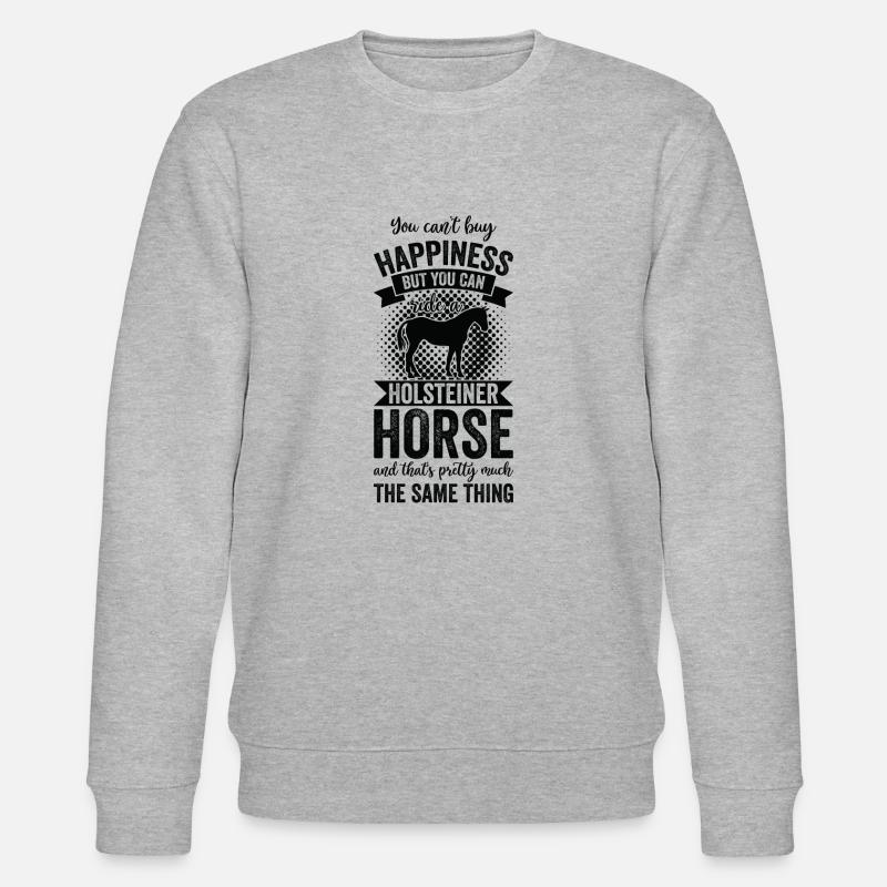 Reiten - Holsteiner Pferd - Stanley/Stella Unisex Bio-Sweatshirt CHANGER  - Grau meliert