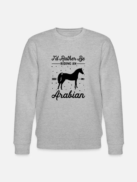 Monter un cheval arabe - Sweat bio CHANGER Stanley/Stella Unisexe - gris chiné